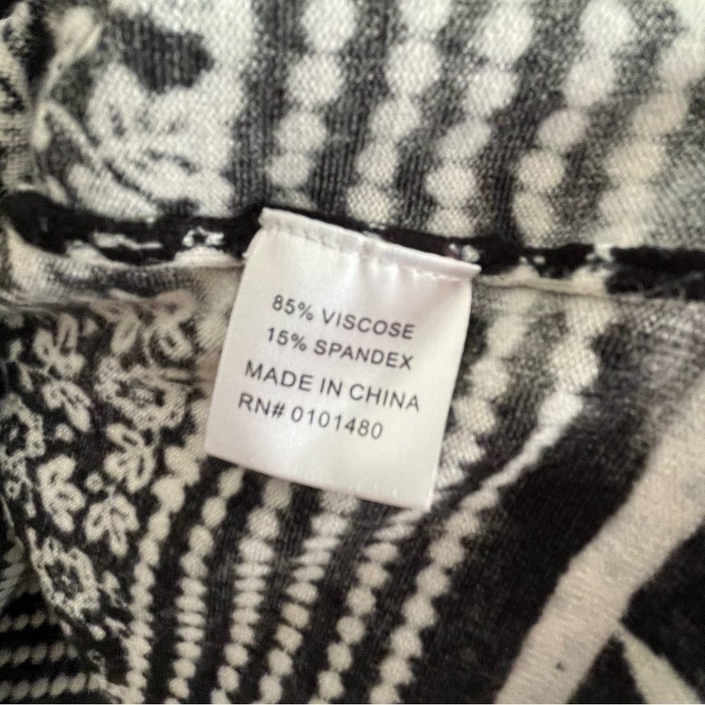 Pierri New York Black and White Embellished Sweater - Picture 6 of 6